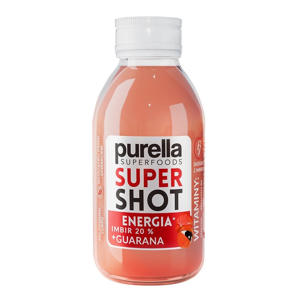 Purella Superfoods SuperShot Energia zázvor a guarana 100 ml
