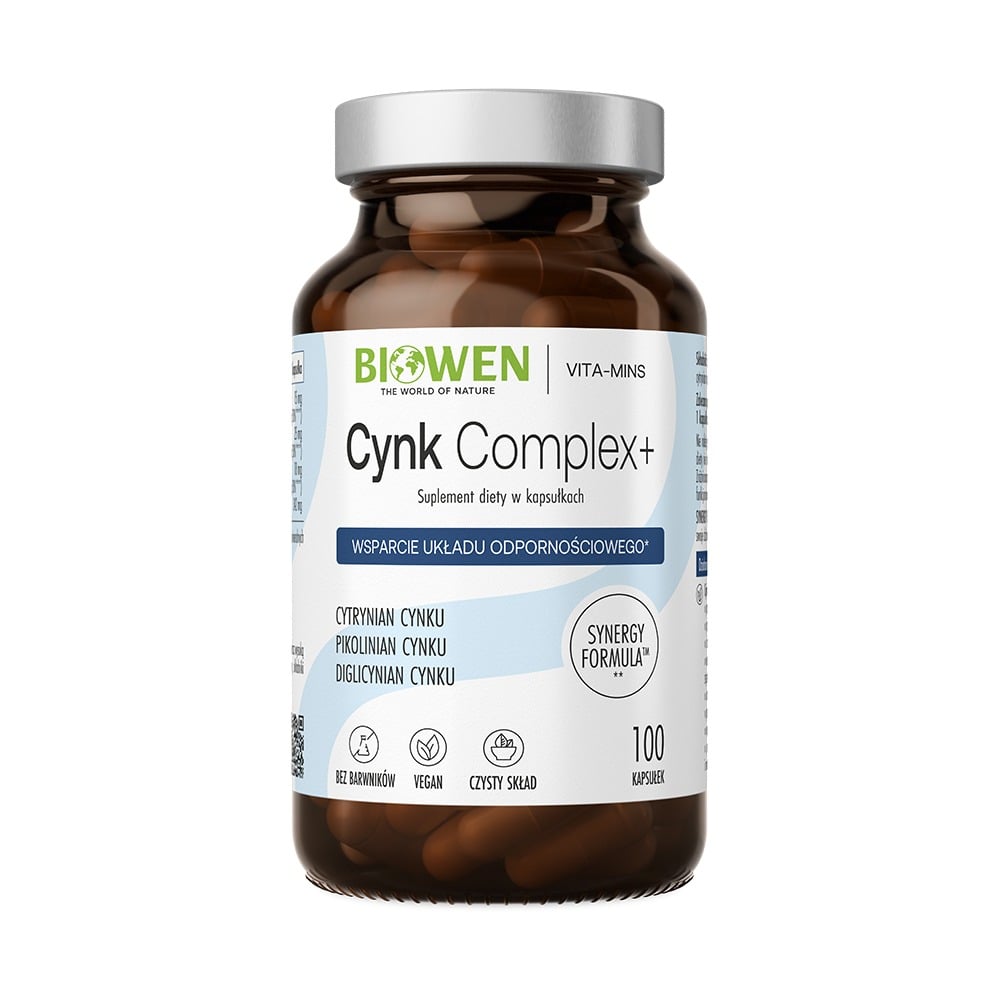 Biowen Zinc 3X Immunity Zinek Complex+ 100 kapslí