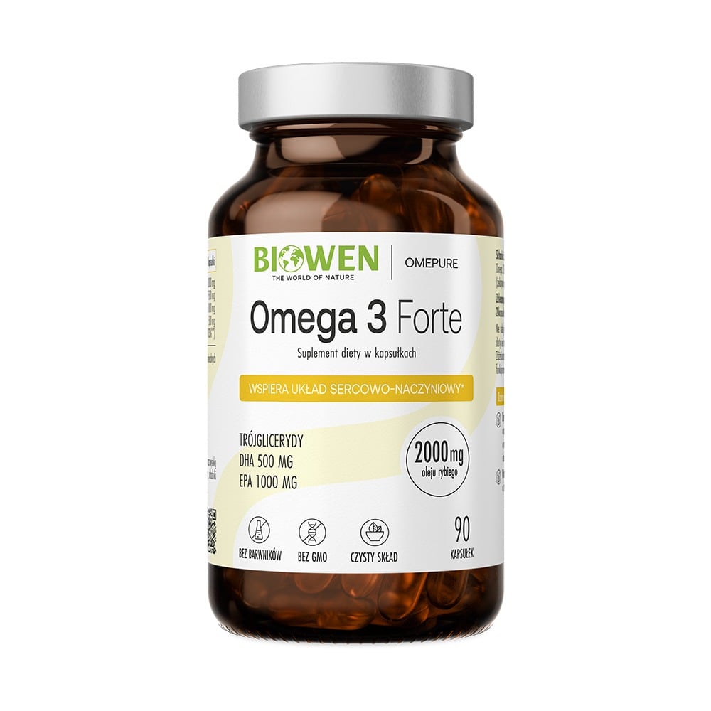 Biowen Omega 3 Forte 1000 mg EPA 500 mg DHA 90 kapslí