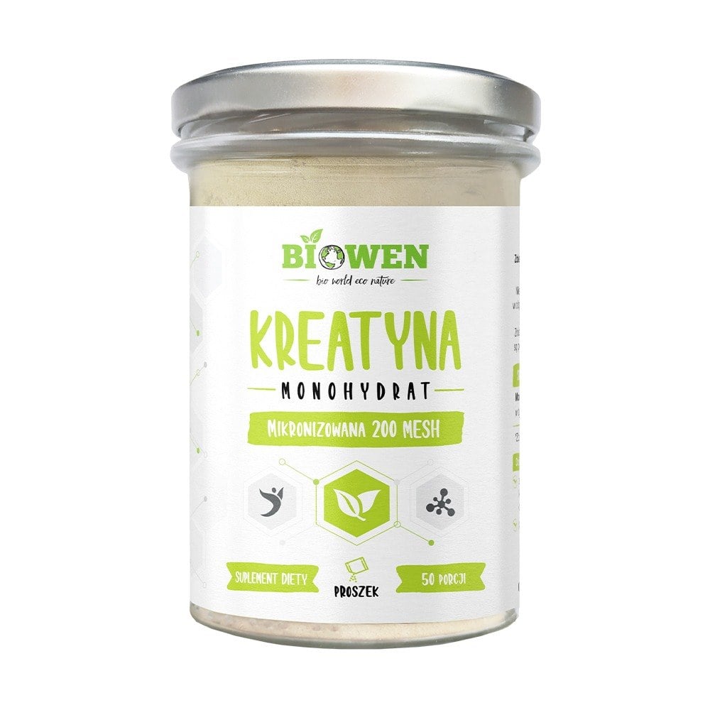 Biowen Kreatín monohydrát mikronizovaný 200 MESH prášok 250 g