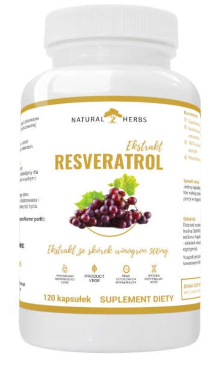 Altopharma Natural Herbs Resveratrol extrakt 500 mg 120 kapsúl