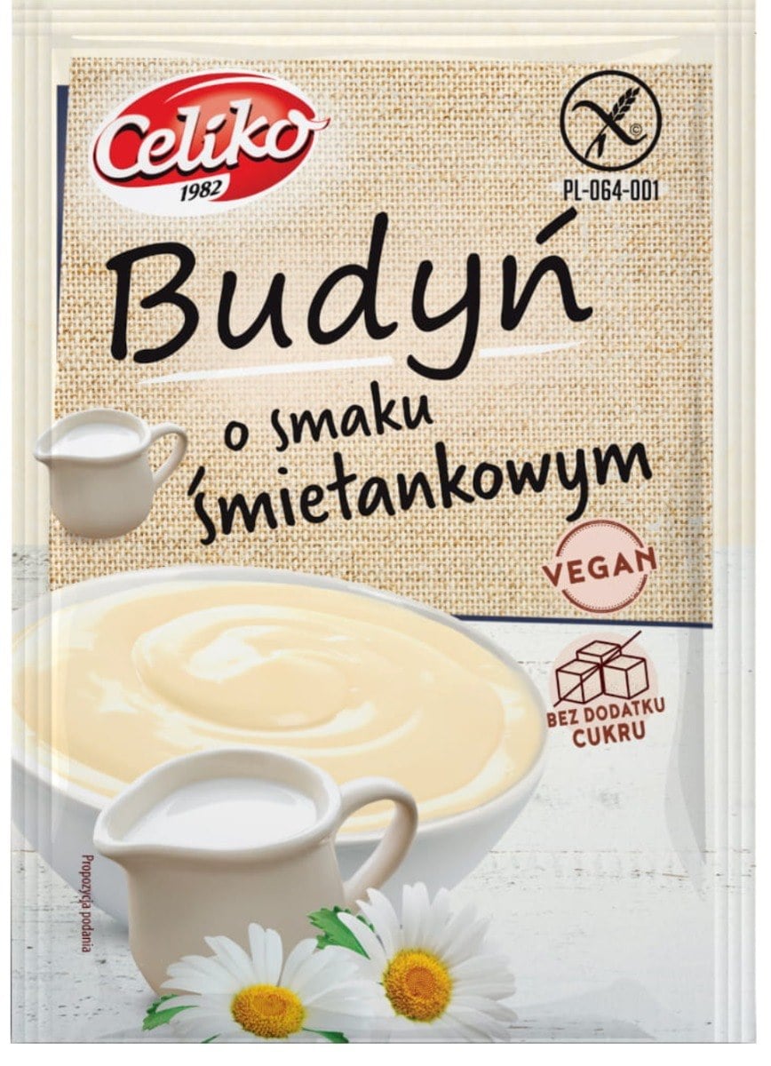 Celiko Puding so smotanovou príchuťou bezlepkový 40 g