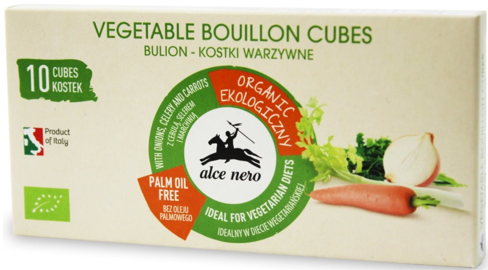Alce Nero Zeleninový bujón v kockách BIO (10 x 10 g) 100 g