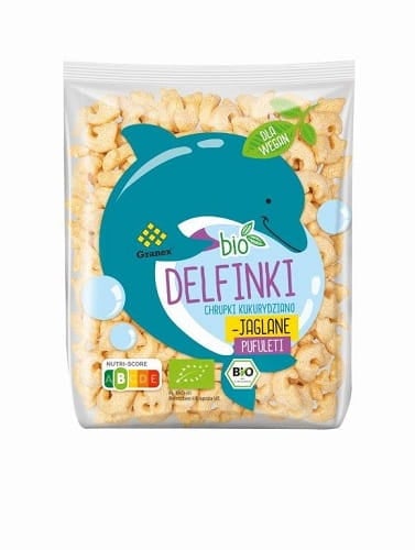 Granex Kukuřično-jáhlové křupky Delfínci BIO 80 g