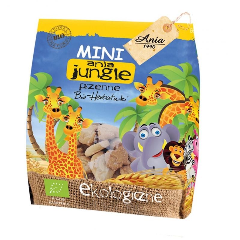 Bio Ania Keksy Mini Jungle BIO 100 g