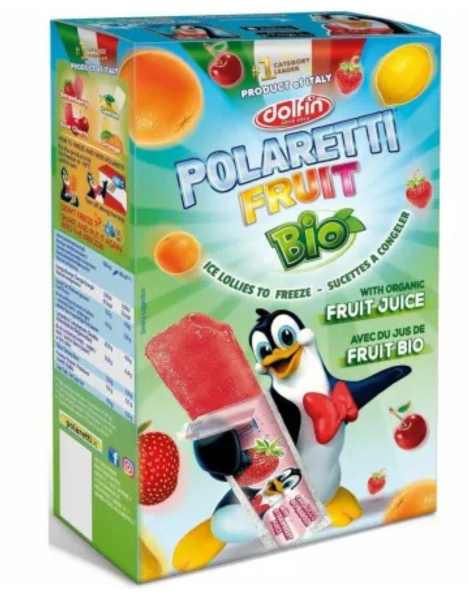 Dolfin Vodová zmrzlina na zmrazenie BIO (10x40 ml) 400 ml