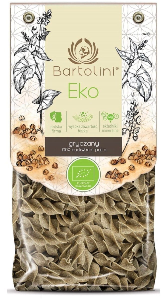 Bartolini Pohánkové cestoviny veľké vretená BIO 250 g
