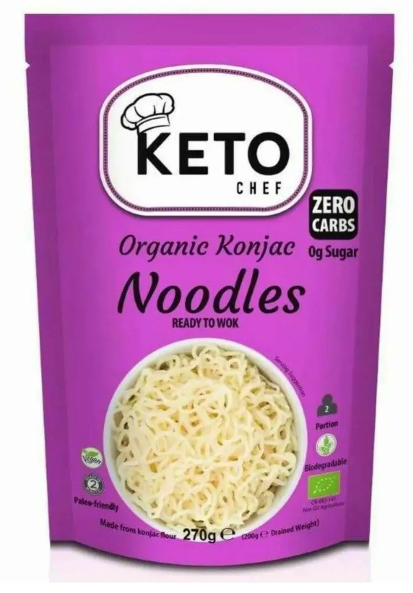 Keto Chef Konjakové rezance wok bez lepku BIO 270 g
