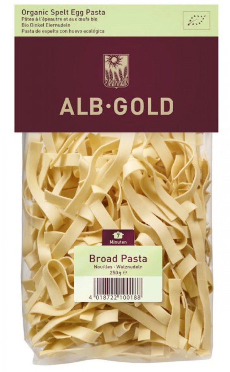 Alb Gold Špaldové vaječné široké rezance BIO 250 g