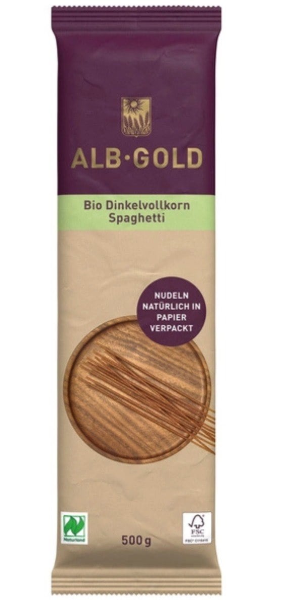Alb Gold Celozrnné špaldové špagety BIO 500 g