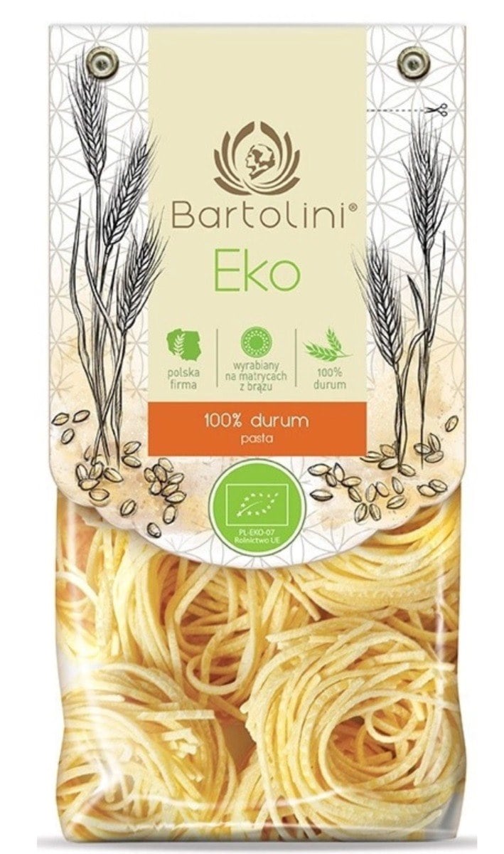 Bartolini Semolinové těstoviny hnízda Spaghetti A'La Chitarra BIO 250 g
