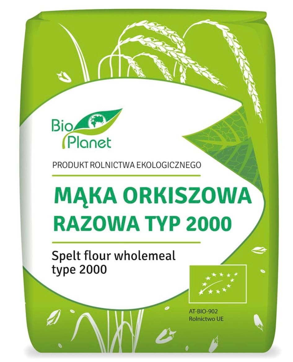 Bio Planet Špaldová múka celozrnná typ 2000 BIO 1 kg