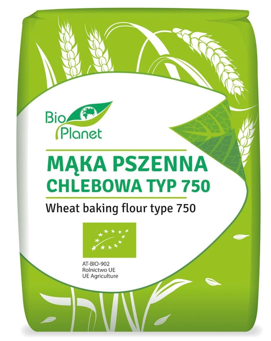 Bio Planet Pšeničná chlebová múka typ 750 BIO 1 kg