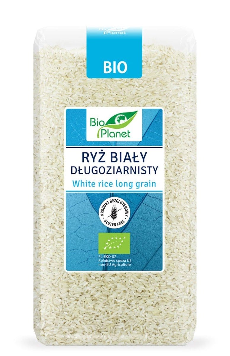 Bio Planet Ryža biela dlhozrnná bezlepková BIO 500 g