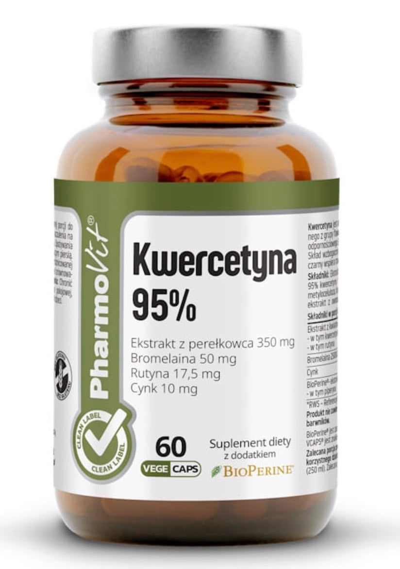 Pharmovit Kvercetin 95 % 60 veganských kapslí