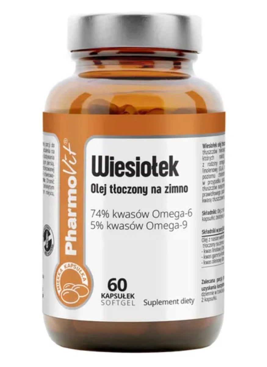 Pharmovit Pupalkový olej lisovaný za studena 60 kapslí