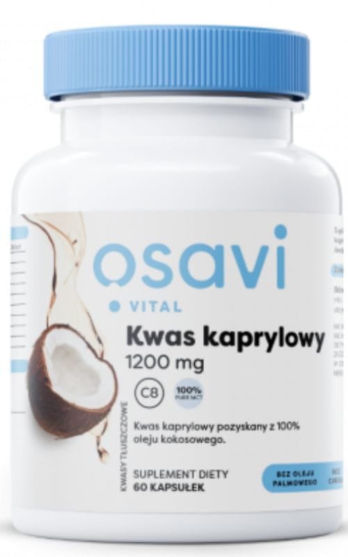 Osavi Kyselina kaprylová 1200 mg 60 měkkých kapslí
