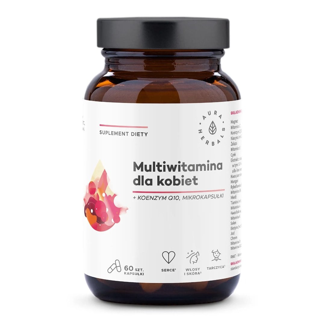Aura Herbals Multivitamin pro ženy mikrokapsle 60 kapslí
