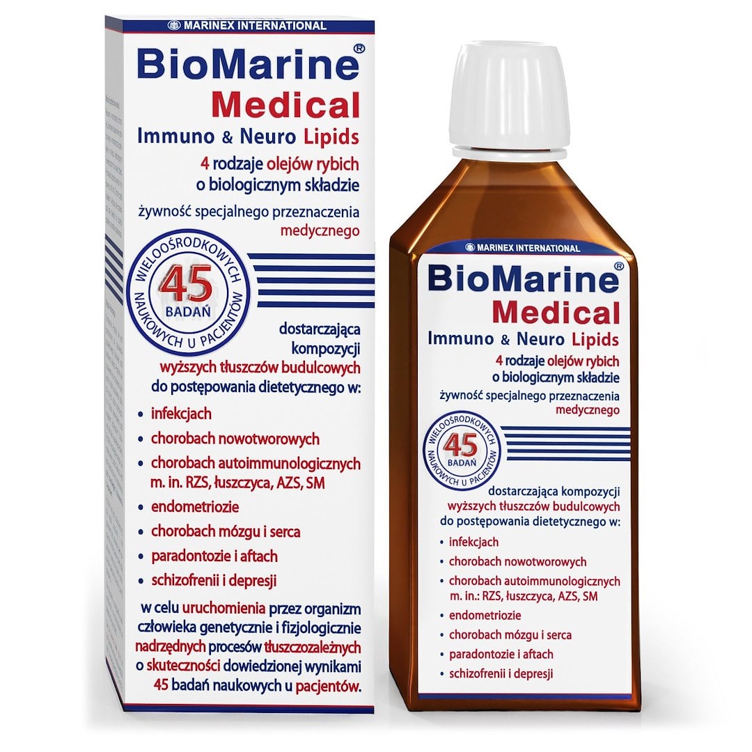 BioMarine Medical Immuno & Neuro Lipids tekutý 200 ml