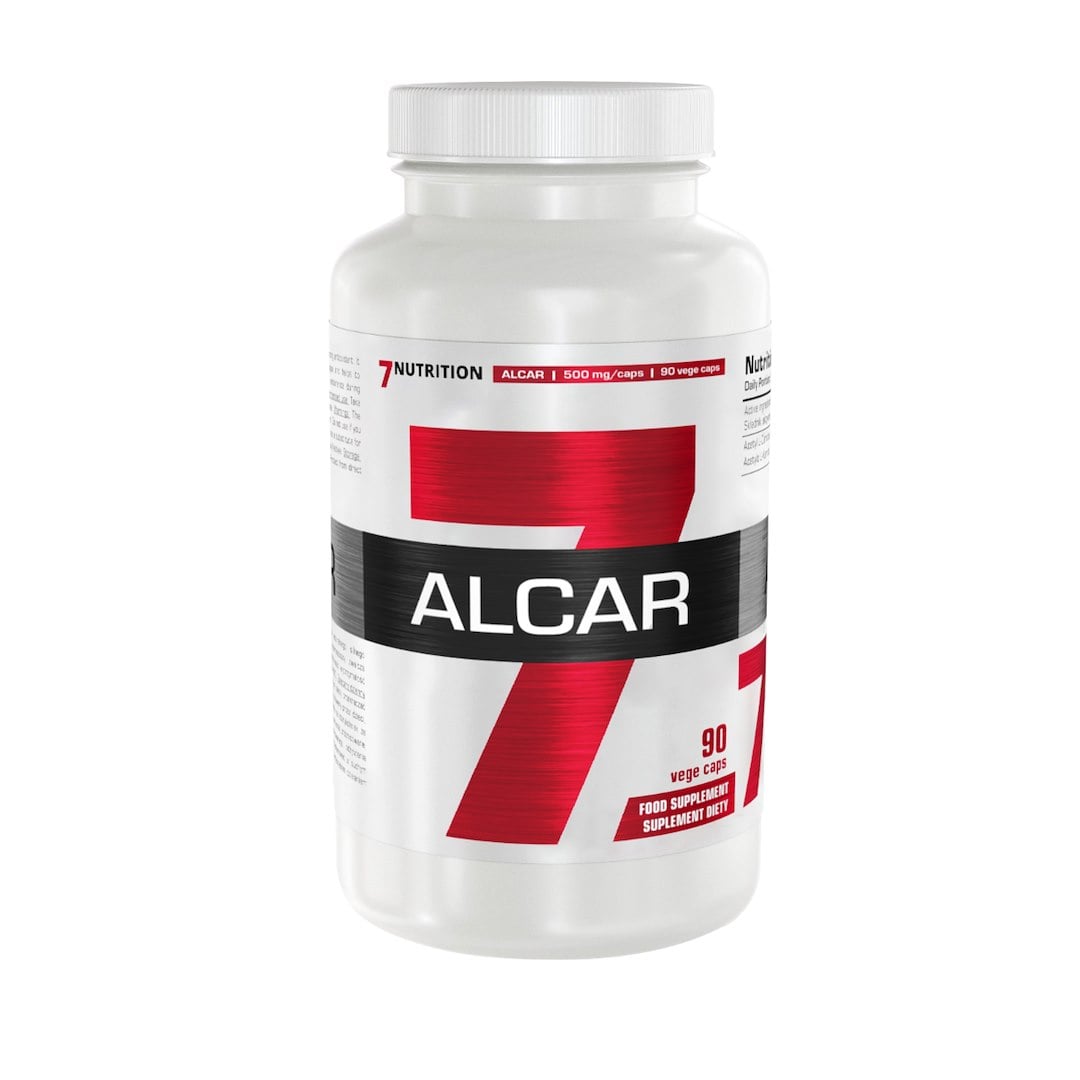 7Nutrition ALCAR acetyl-L-karnitín 500 mg 90 vegánskych kapsúl
