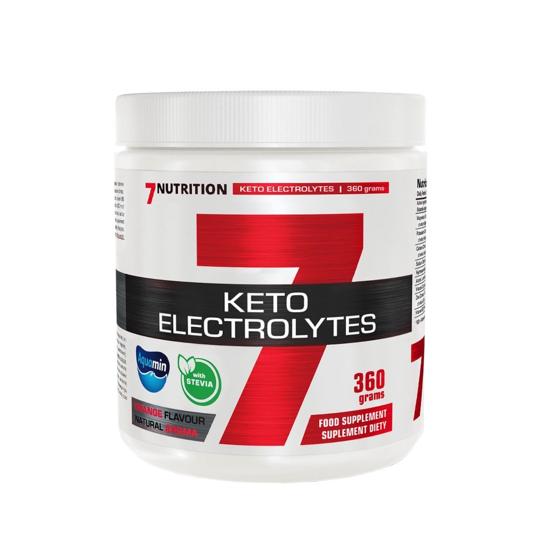 7Nutrition Keto Electrolytes 360 g s pomerančovou příchutí