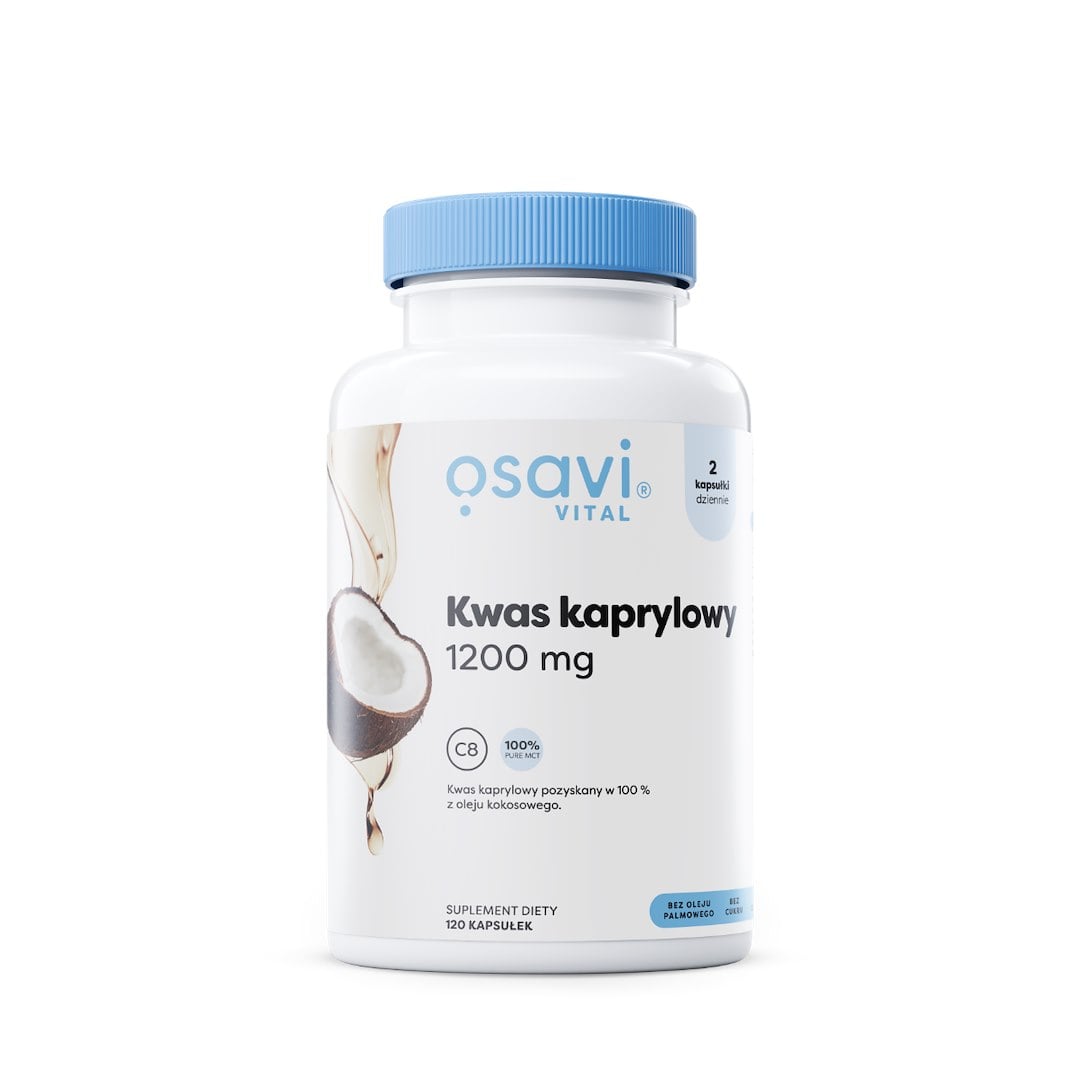 Osavi Kyselina kaprylová 1200 mg 120 mäkkých kapsúl