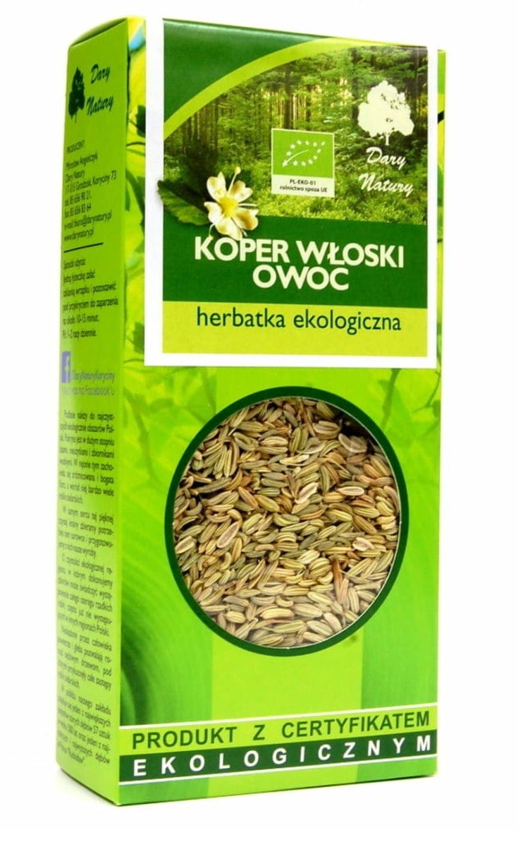 Dary Natury Čaj z plodu feniklu BIO 50 g