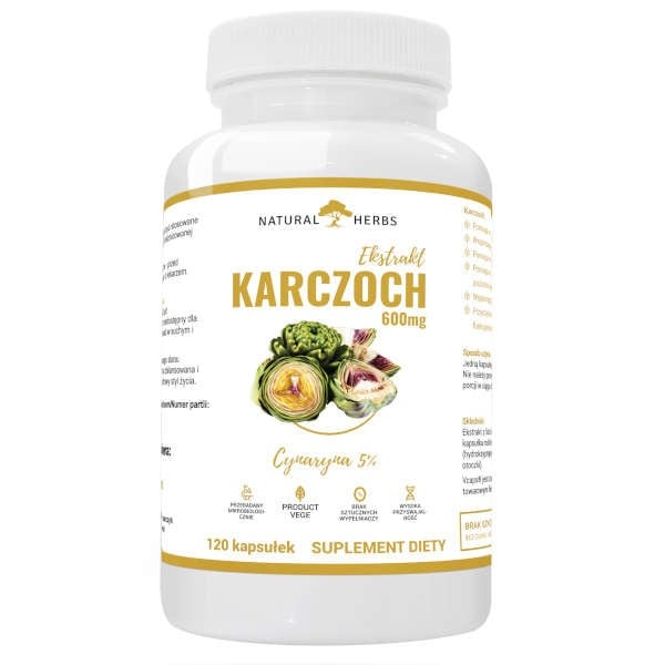 Altopharma Natural Herbs Artičok extrakt 600 mg 120 kapsúl