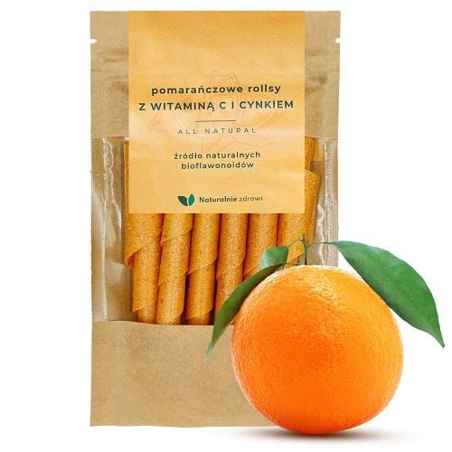 Naturalnie Zdrowi Pomarančové rolls s vitamínom C a zinkom 50 g