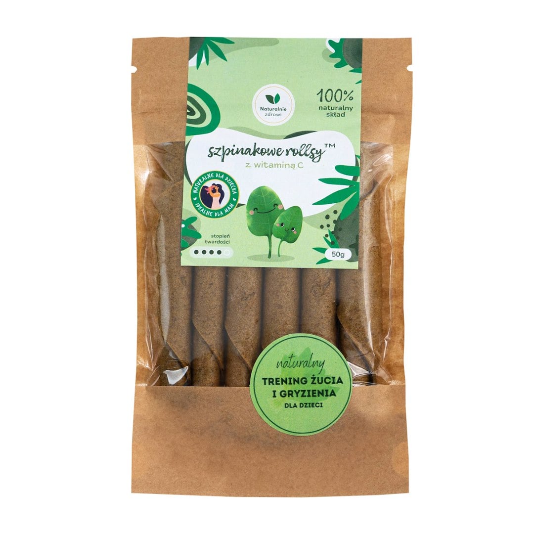 Naturalnie Zdrowi Špenátové rolls s vitamínom C 50 g