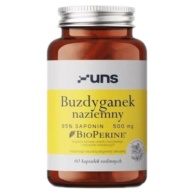 UNS Kotvičník zemný 500 mg + Bioperine 60 vege kapsúl
