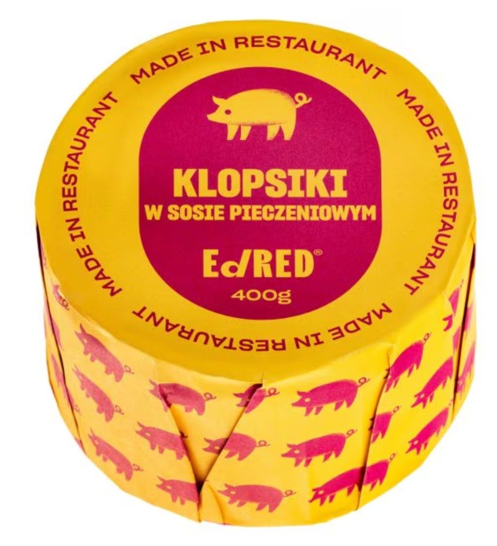 EdRED Bravčové fašírky v pečienkovej omáčke 400 g