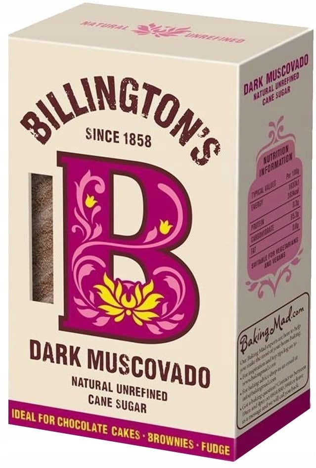 BILLINGTONS Třtinový cukr Muscovado tmavý 500 g