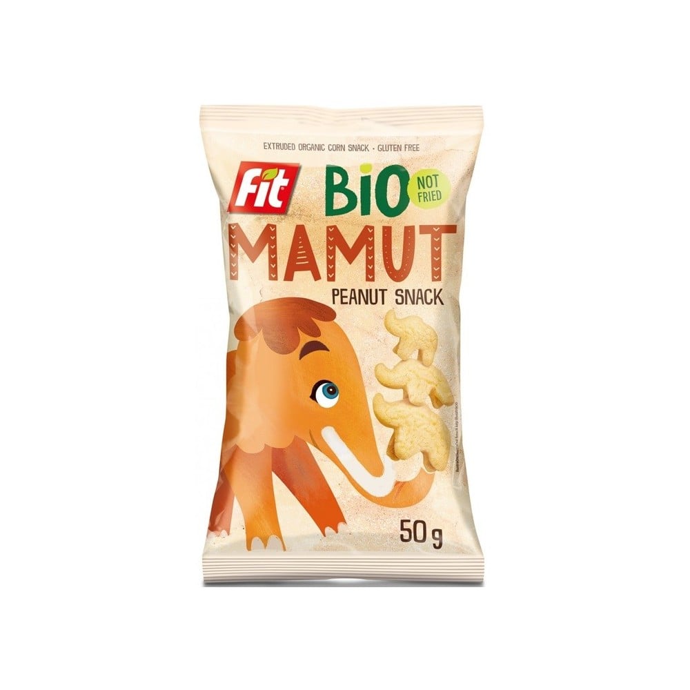 BIO MAMUT Kukuričné chrumky s orieškovou príchuťou bez lepku BIO 50 g