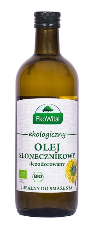 EKOWITAL Slunečnicový olej na smažení BIO 1 l