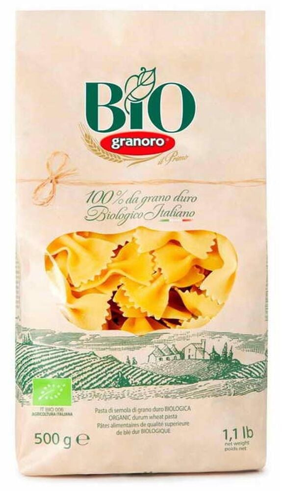 GRANORO Těstoviny farfalle BIO 500 g
