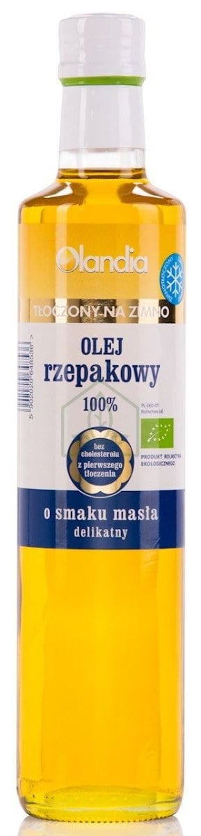 OLANDIA Řepkový olej s máslovou příchutí BIO 500 ml