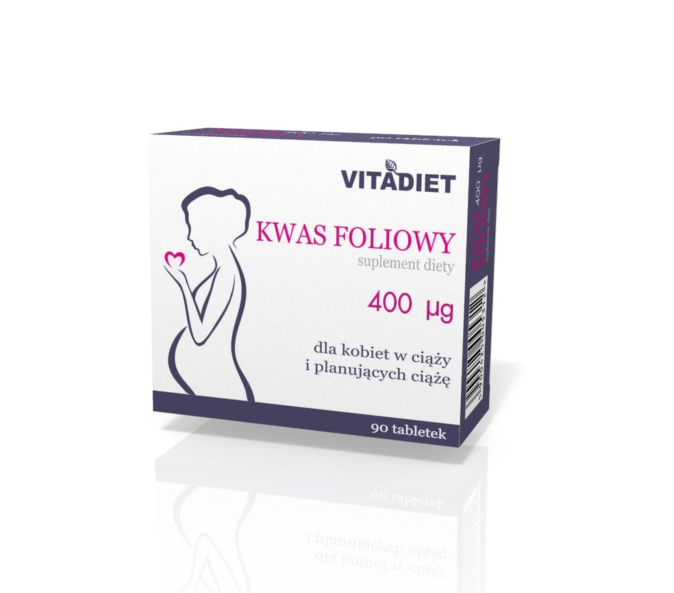 VitaDiet Kyselina listová 400 µg 90 tablet