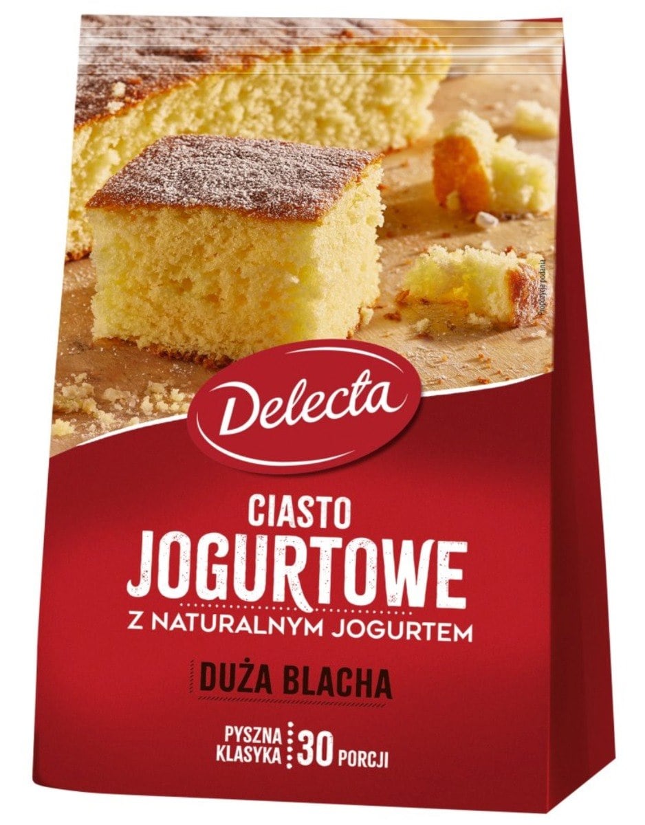 Delecta Zmes na jogurtový koláč – veľký plech 640 g
