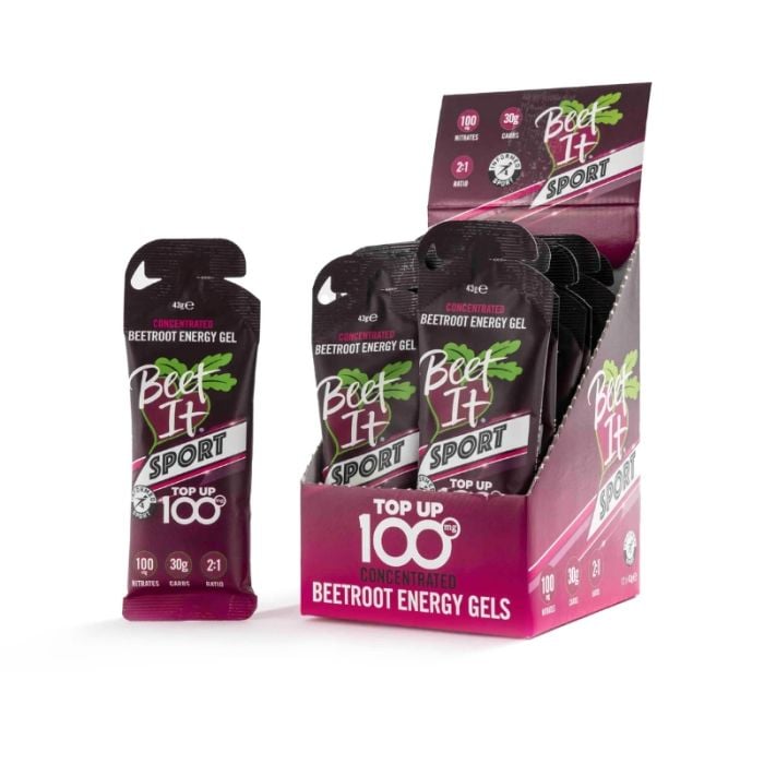 Beet It Sport Energy Gel Top Up 100 energetický gél 12 × 43 g