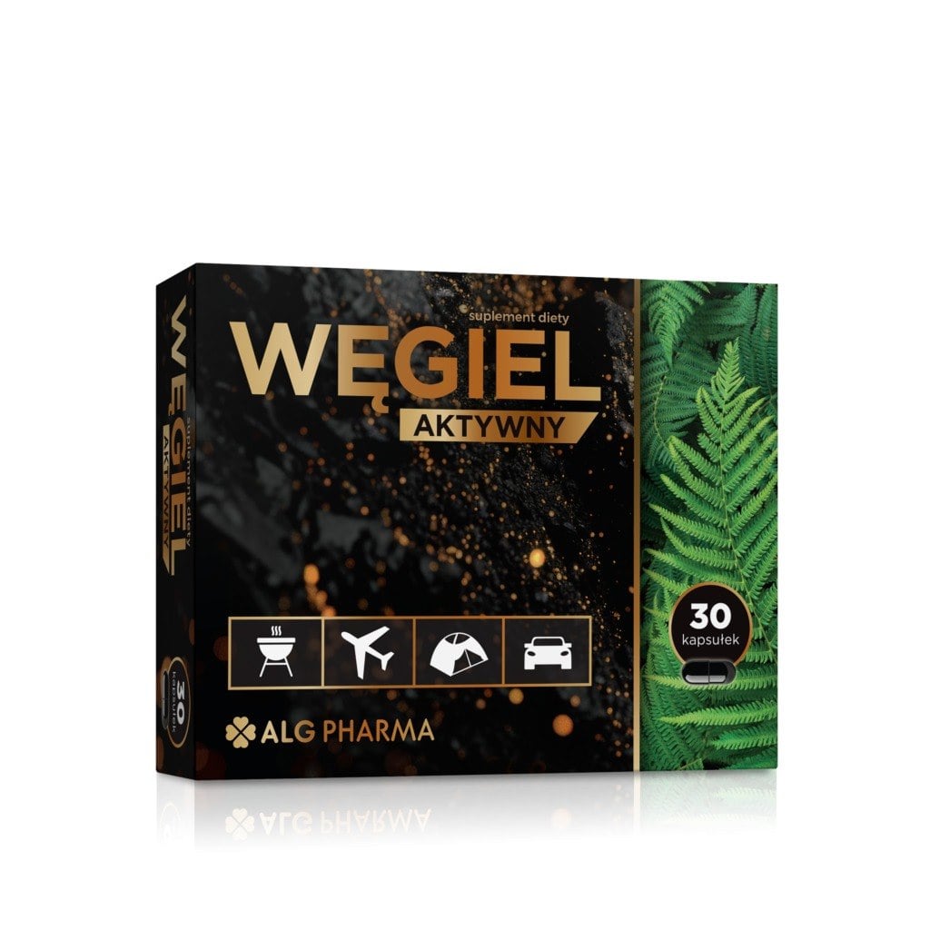 Alg Pharma Aktívne uhlie 30 kapsúl