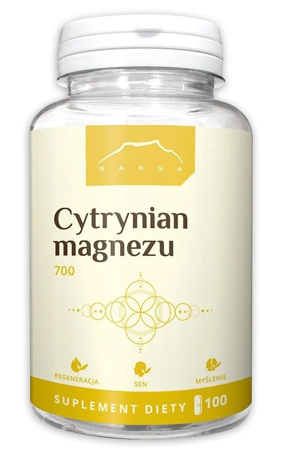 Nanga Citrát hořčíku 700 mg 100 kapslí