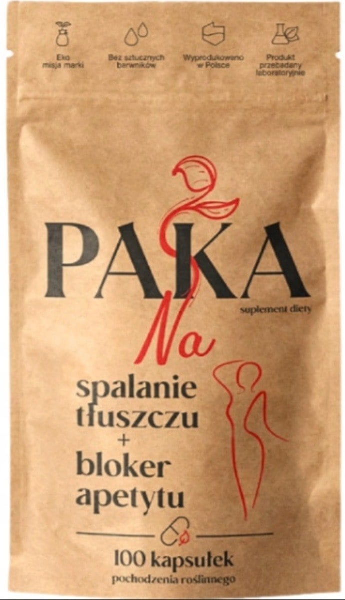 Paka Natury Na spaľovanie tukov + bloker chuti do jedla 100 kapsúl