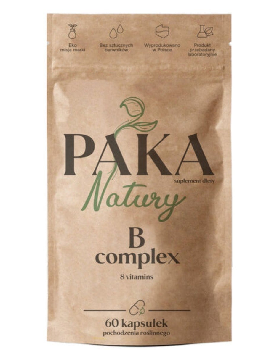 Paka Natury B-complex 8 vitamínov B 60 kapsúl