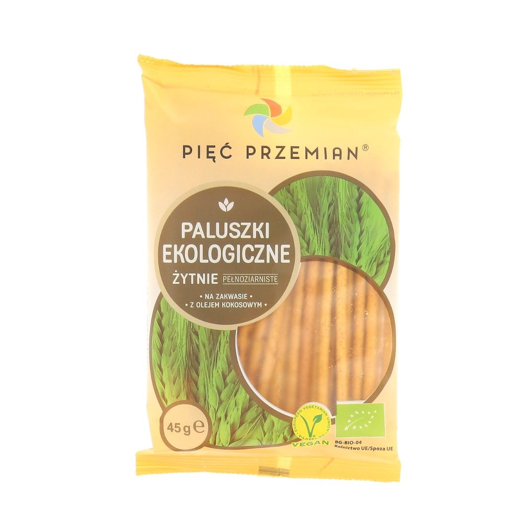 Pięć Przemian Celozrnné ražné tyčinky BIO 45 g