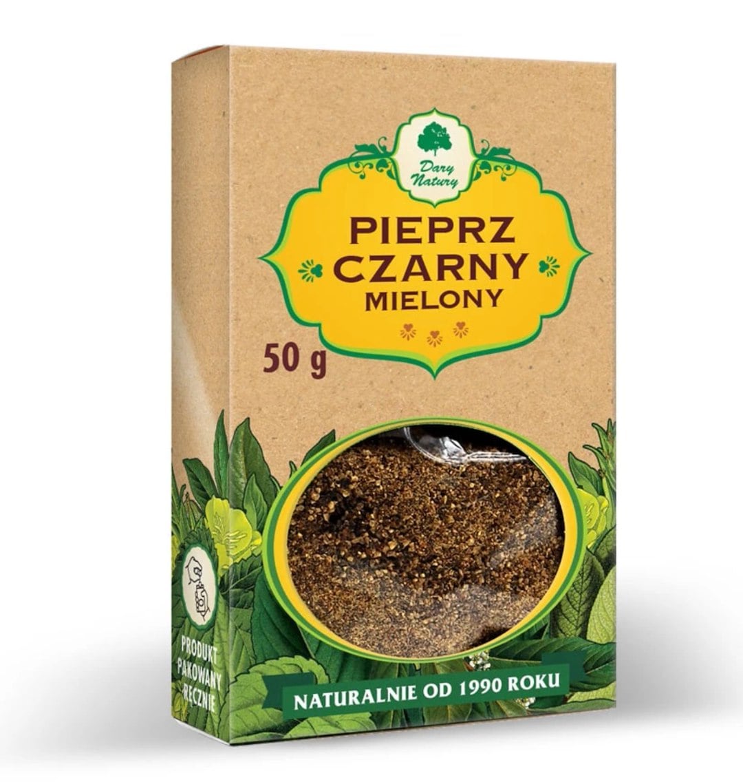 Dary Natury Černý pepř mletý BIO 50 g