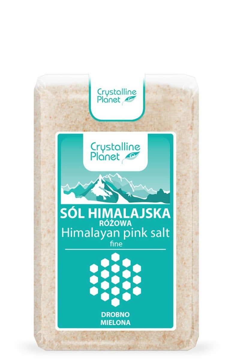 Crystalline Planet Himalájska ružová soľ jemná 600 g