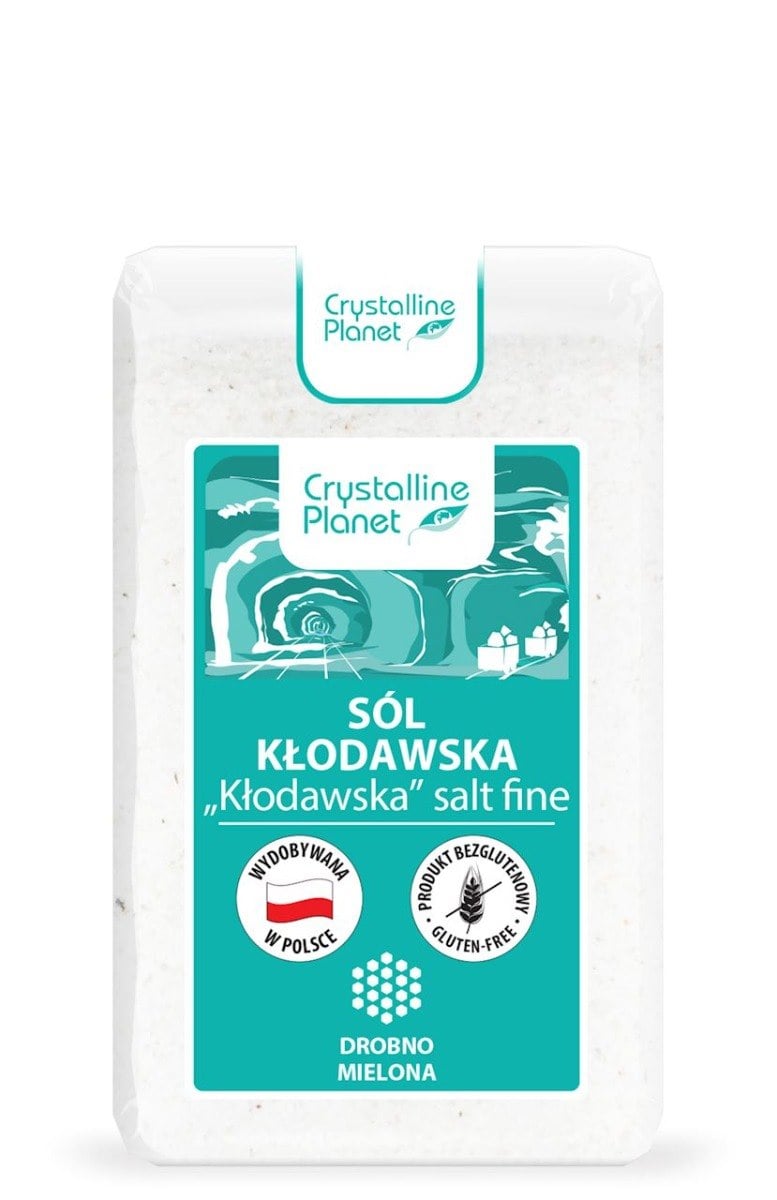 Crystalline Planet Kamenná soľ z Kłodawy jemná 600 g