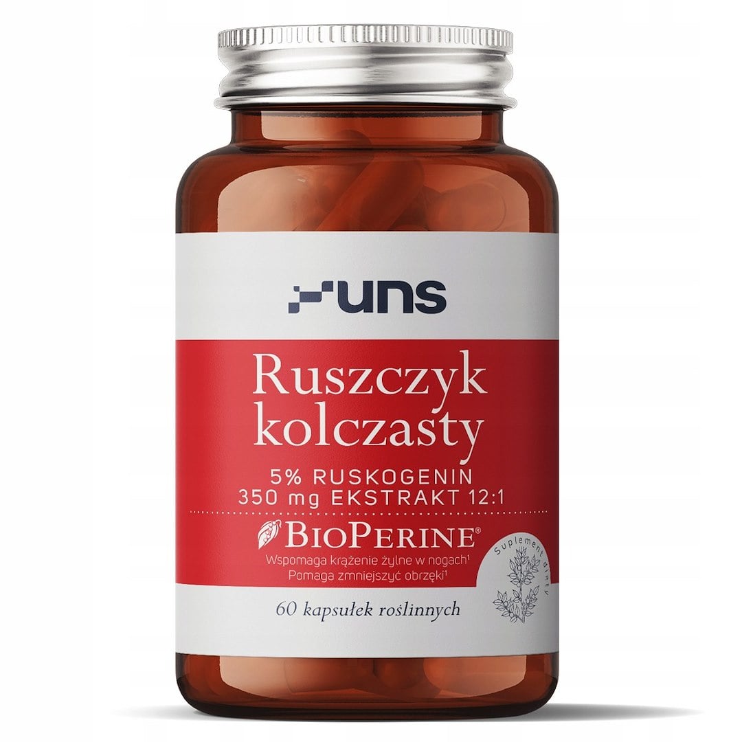 UNS Listnatec trnitý + Bioperine 60 vege kapslí
