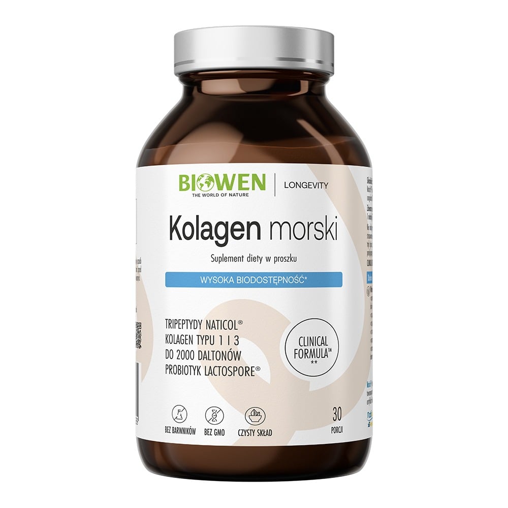 Biowen Morský kolagén 3X peptidy prášok 225 g